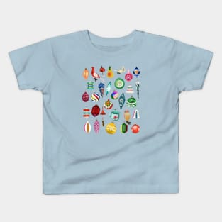 Vintage Glass Ornaments Kids T-Shirt